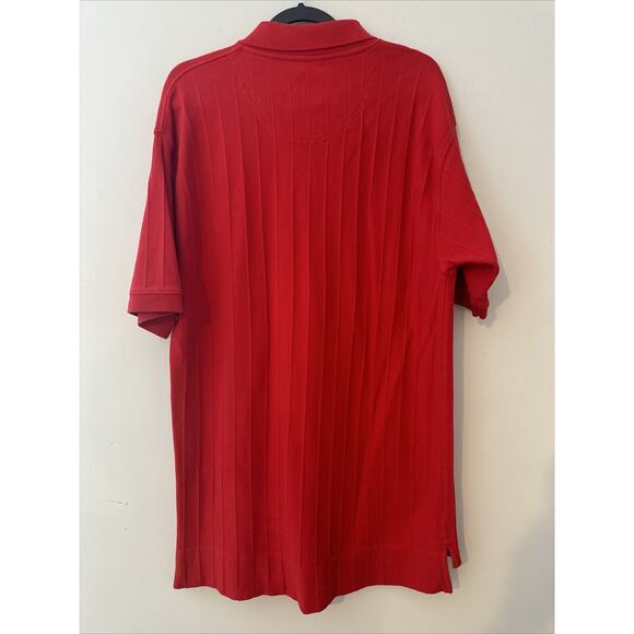 NC State Wolfpack The Alumni Collection Polo Shirt Adult Red Ribbed Size Men XL - Picture 4 of 10